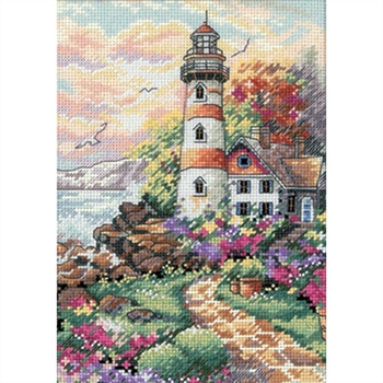 Gold Petites Beacon At Daybreak Counted Cross Stitch Kit